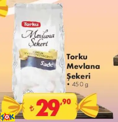 TORKU MEVLANA ŞEKERİ (BAYRAM ŞEKERİ-ÇİKOLATASI)
